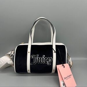 Juicy Couture Black and White Women's Bag